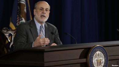 La FED podría empezar a variar su política a fines de año, según previos cálculos de su presidente, Ben Bernanke.