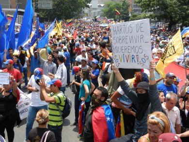 Desfile del 10 de Mayo en Caracas