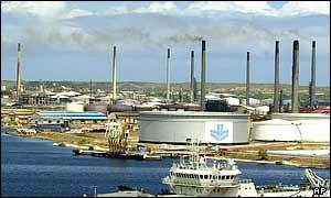 refineria curazao