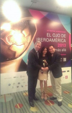 CEO DLB Venezuela Larry Hernández VP Creativo Okarina Castaño y Director Creativo José Luis Montilla