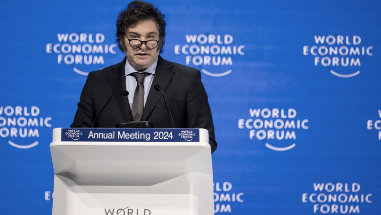 Davos: Milei defendió las políticas de mercado y el capitalismo